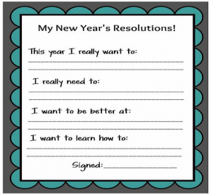 New Year Resolution